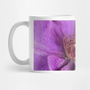Tender flowers of purple lily Mug